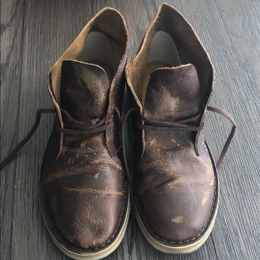 Clarks distressed boots, new condition, size 7
